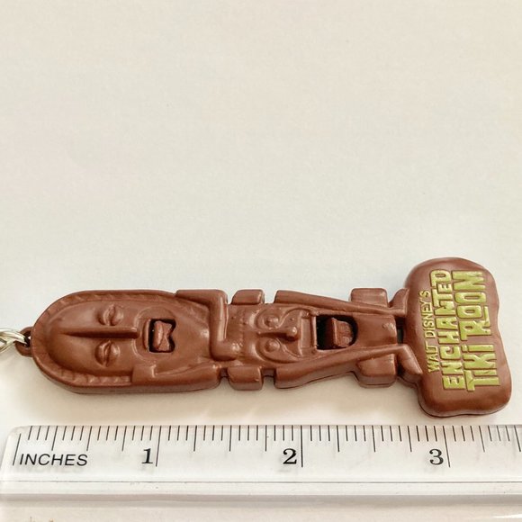 Disney World Enchanted Tiki Room Keychain Purse Charm Zipper Pull Disneyana - Picture 10 of 10